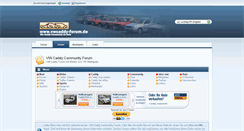 Desktop Screenshot of caddy-life-forum.de